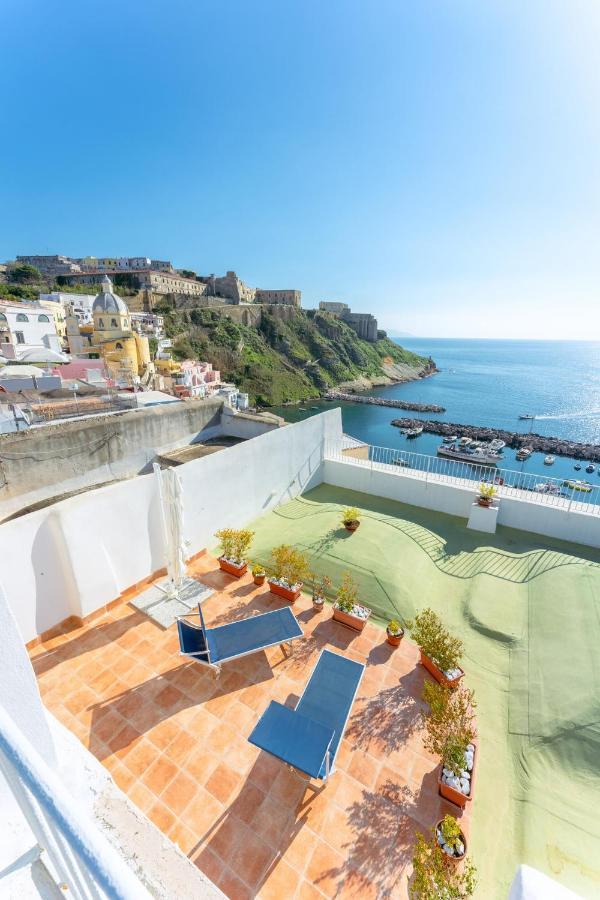 Torretta Corricella- Punta Serra Прочида Екстер'єр фото