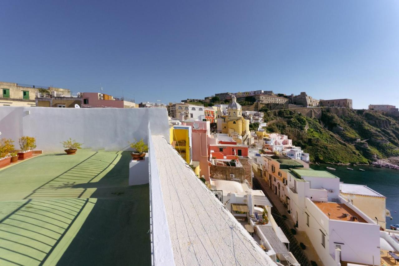 Torretta Corricella- Punta Serra Прочида Екстер'єр фото